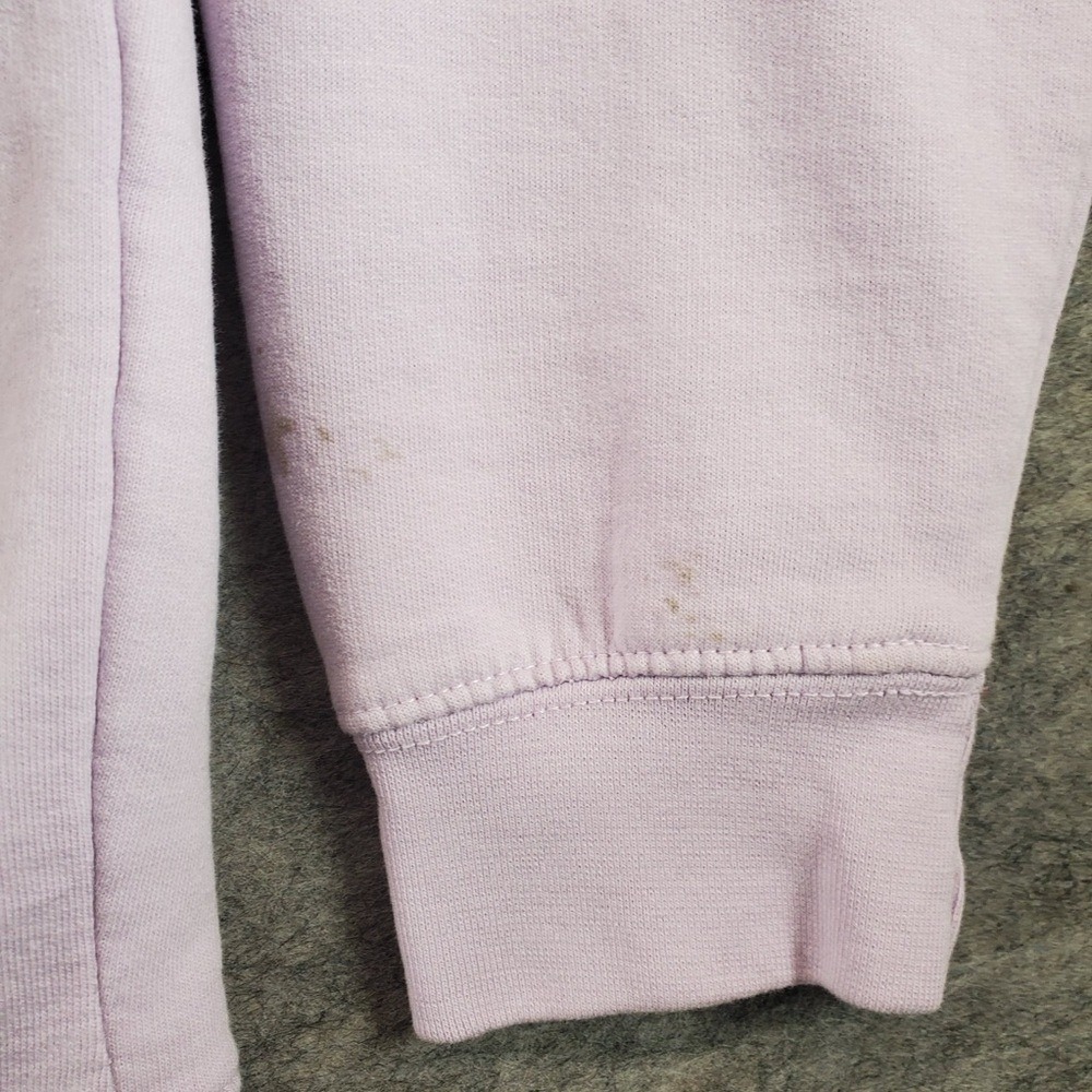 Quiksilver Hoodie Mens Large Light Purple Y2K Double Sided Surf Grunge Pullover - Picture 12 of 13